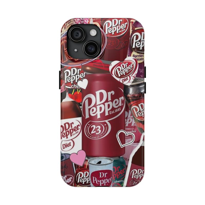 Red Dr Pepper iPhone Case