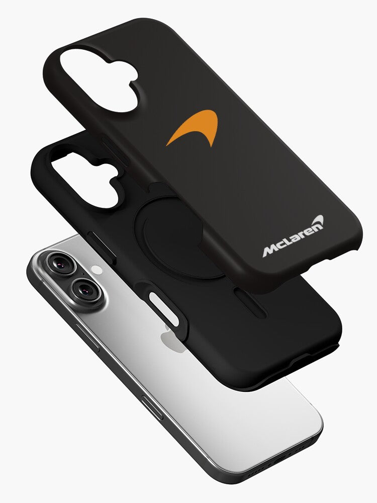 Simple Black McLaren F1 iPhone Case