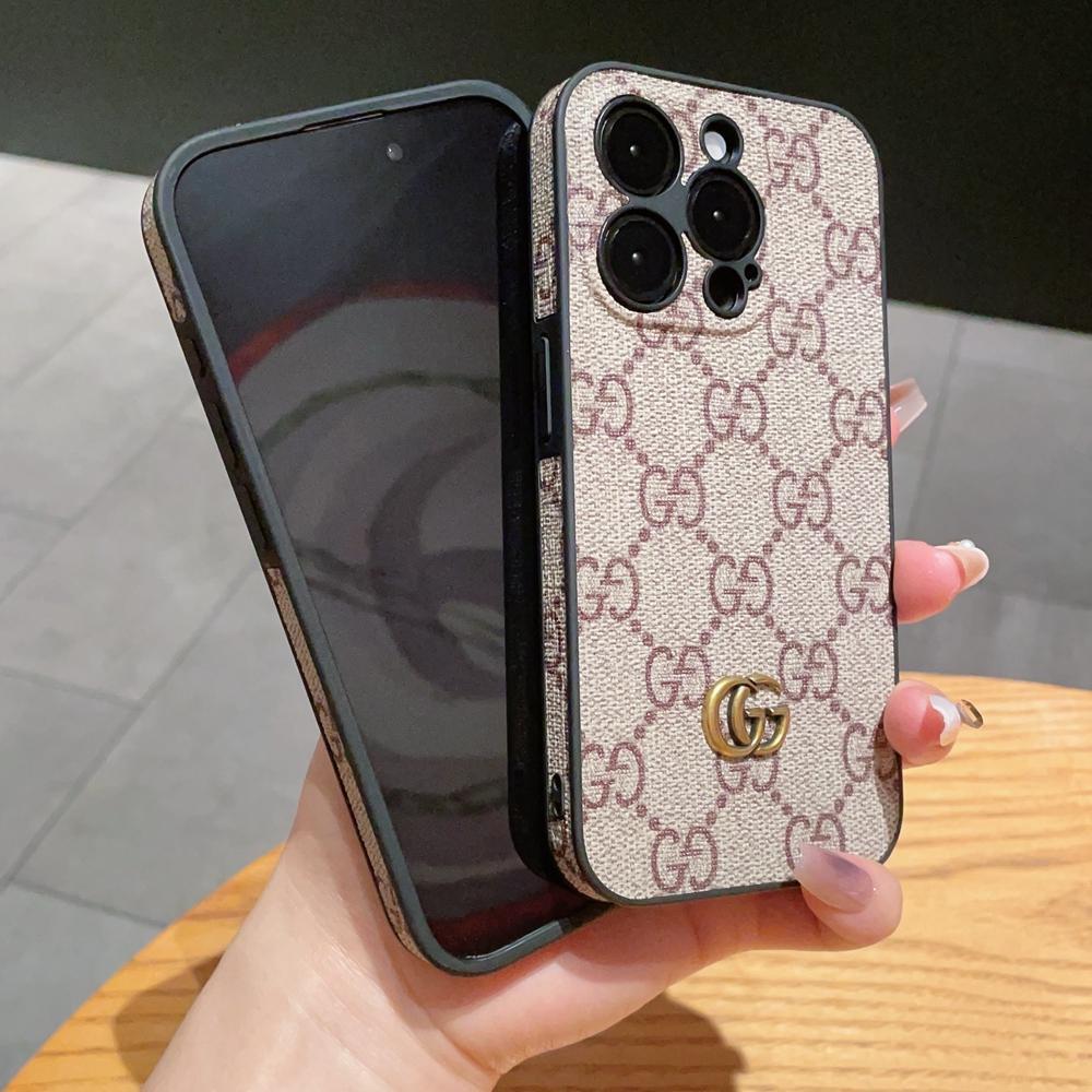 Classic GG iPhone Case GG Leather