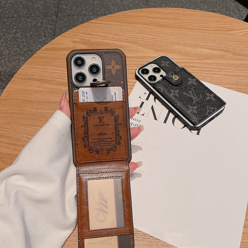 Monogram iPhone Case With Purse Brown