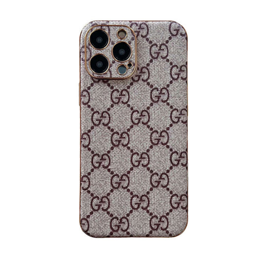GG iPhone Case Leather