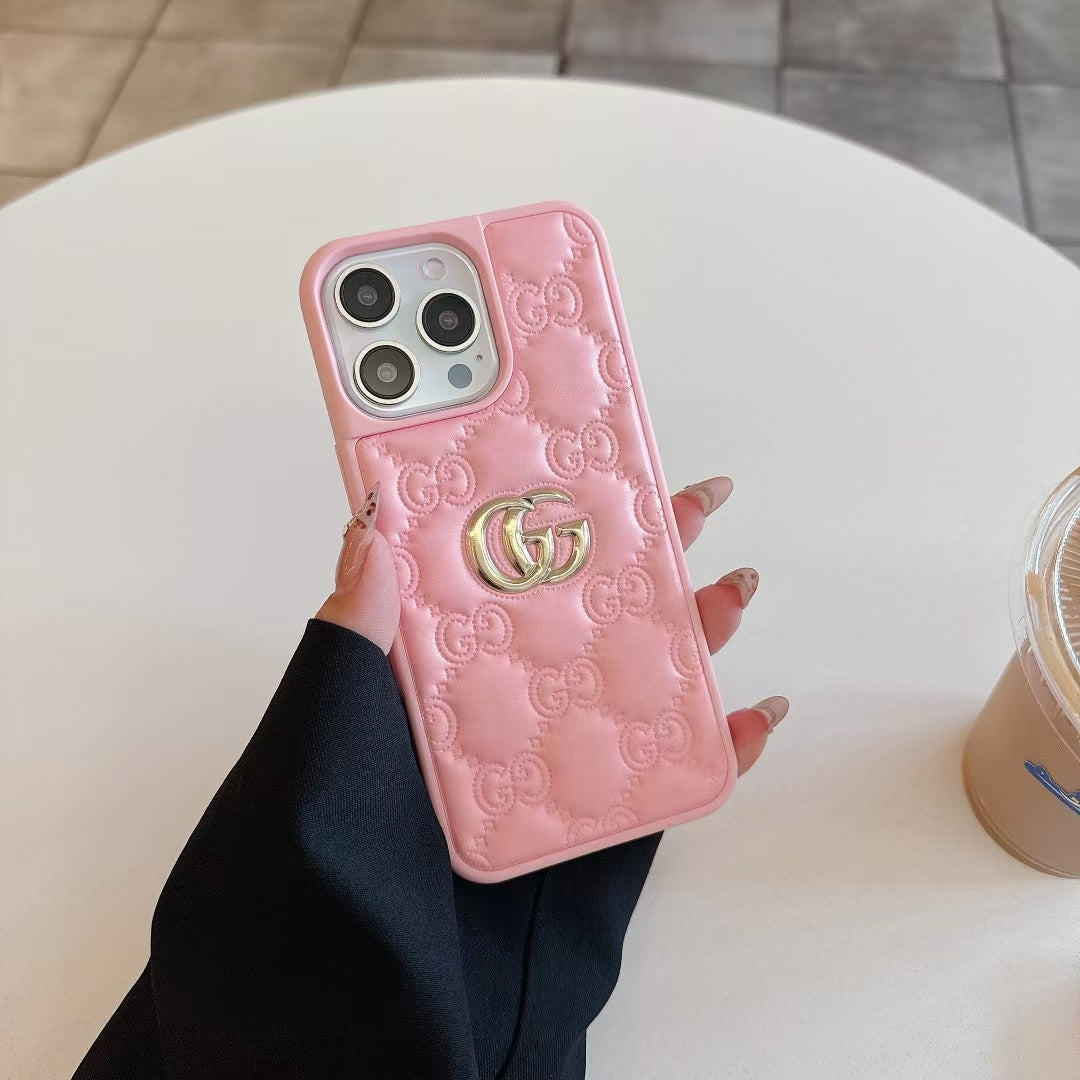 Luxury GG Quilted Lady Phone Case