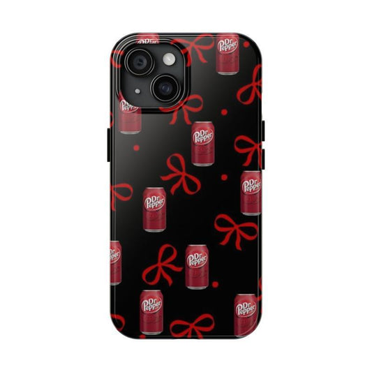 Red Dr Pepper iPhone Case