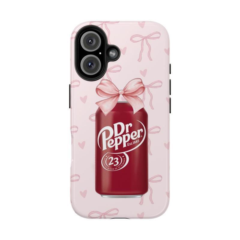Red Dr Pepper iPhone Case