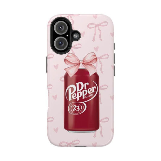 Red Dr Pepper iPhone Case