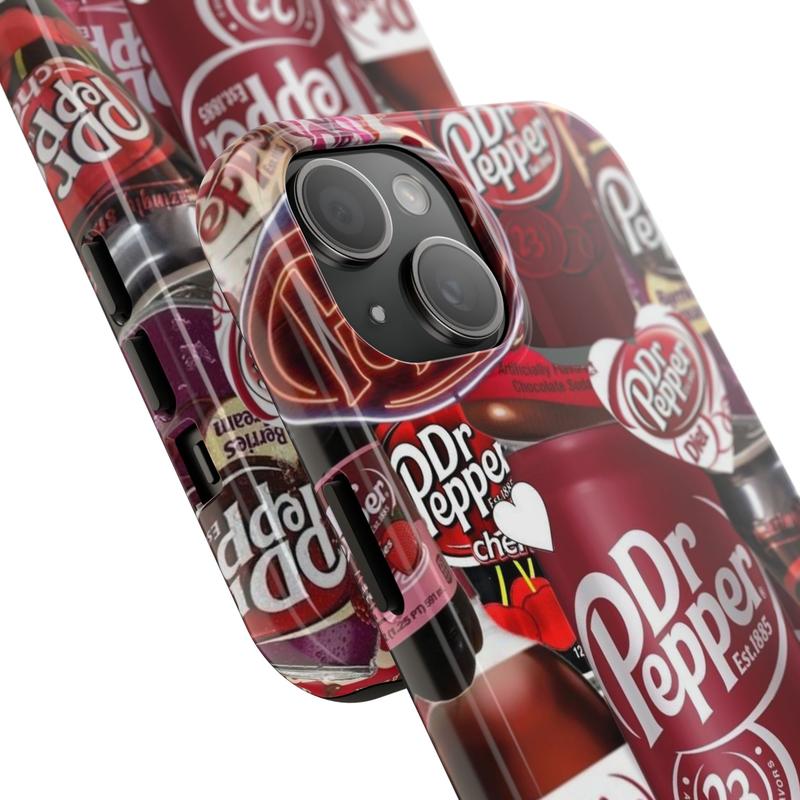 Red Dr Pepper iPhone Case