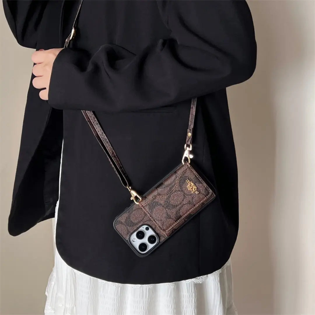 Coach iPhone Case with cardholder