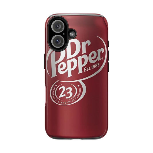 Red Dr Pepper iPhone Case