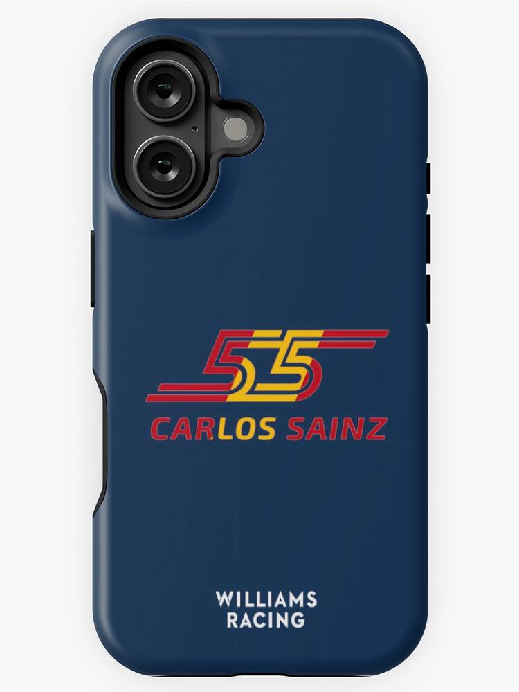 Carlos Sainz 2025 Williams Spanish Flag "55" Art iPhone Case