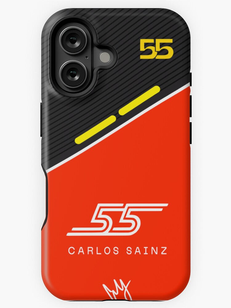 Carlos Sainz Ferrari F1 iPhone Case