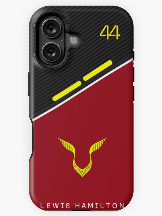 Lewis Hamilton Ferrari F1 iPhone Case