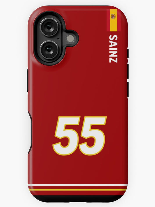 Carlos Sainz Ferrari 2024 F1 Livery iPhone Case