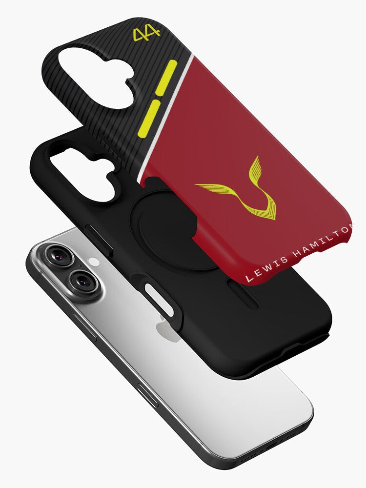 Lewis Hamilton Ferrari F1 iPhone Case