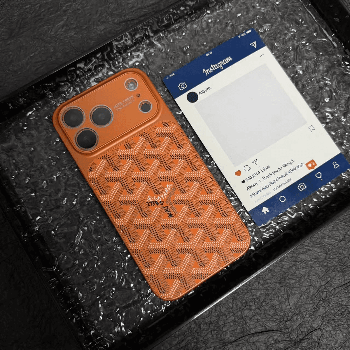 GD Vintage Leather iPhone Case