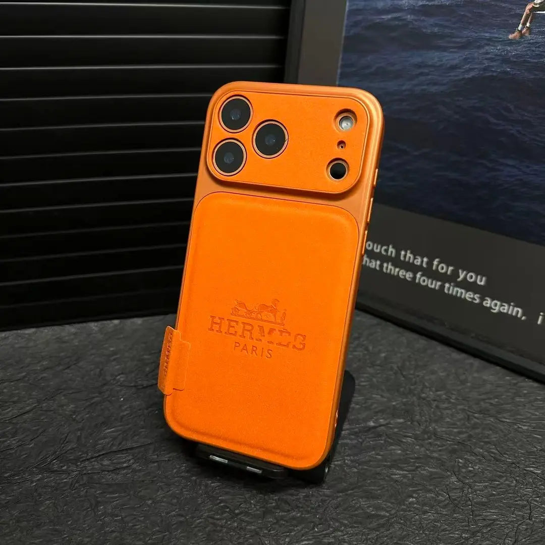 Premium H Microfiber Leather iPhone Case