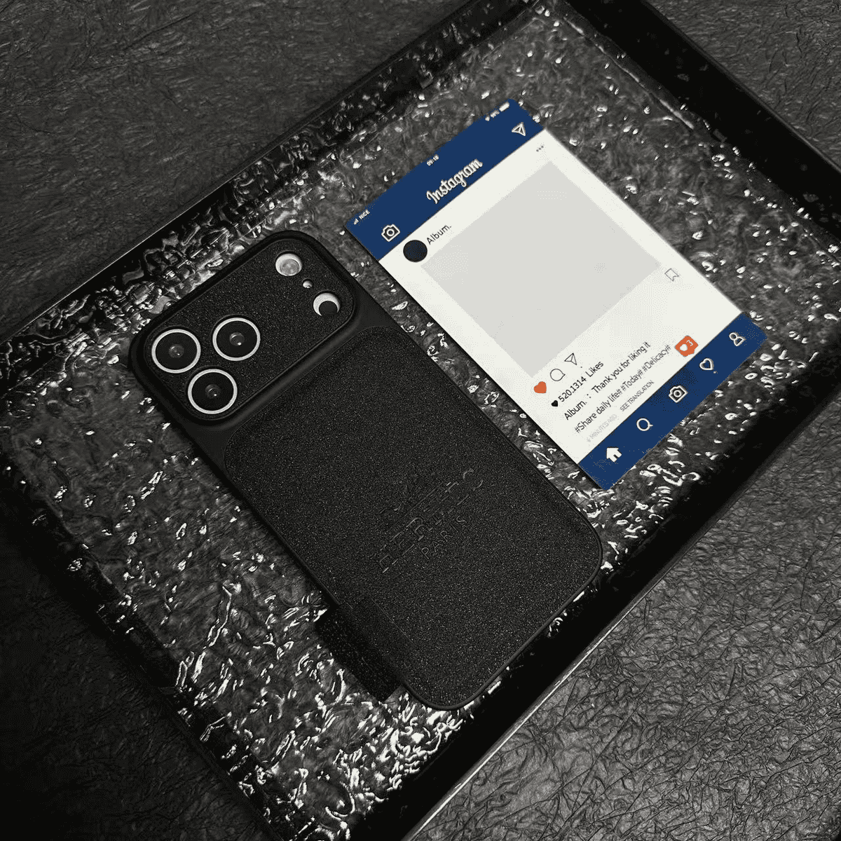 Premium H Microfiber Leather iPhone Case