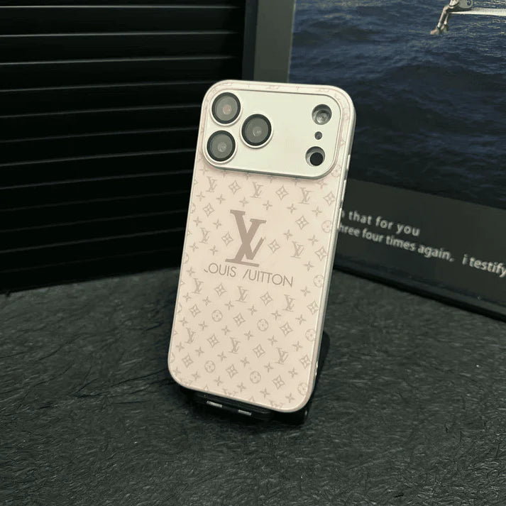 Luxury glass lens protection iPhone17 Case