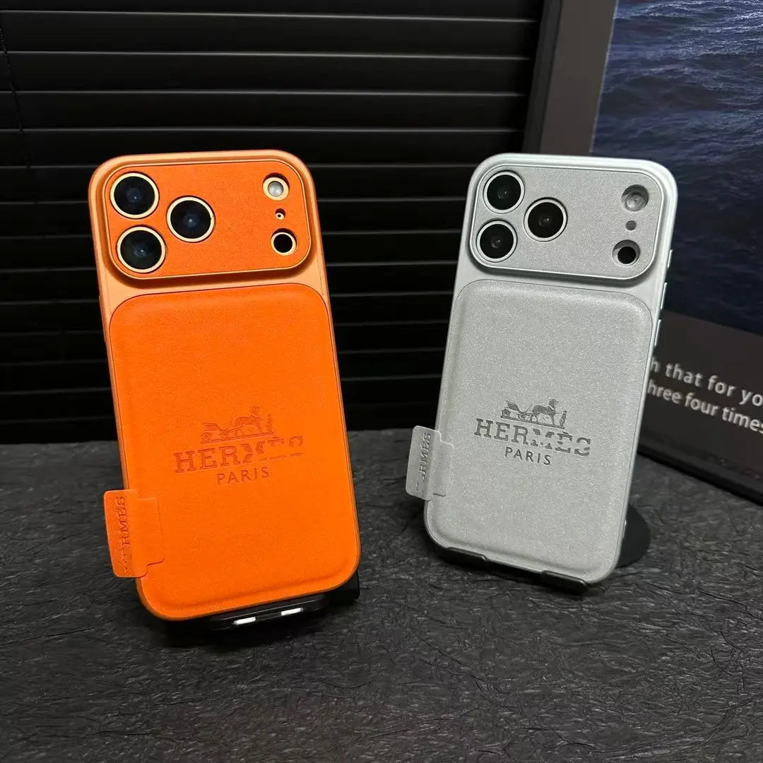 Premium H Microfiber Leather iPhone Case