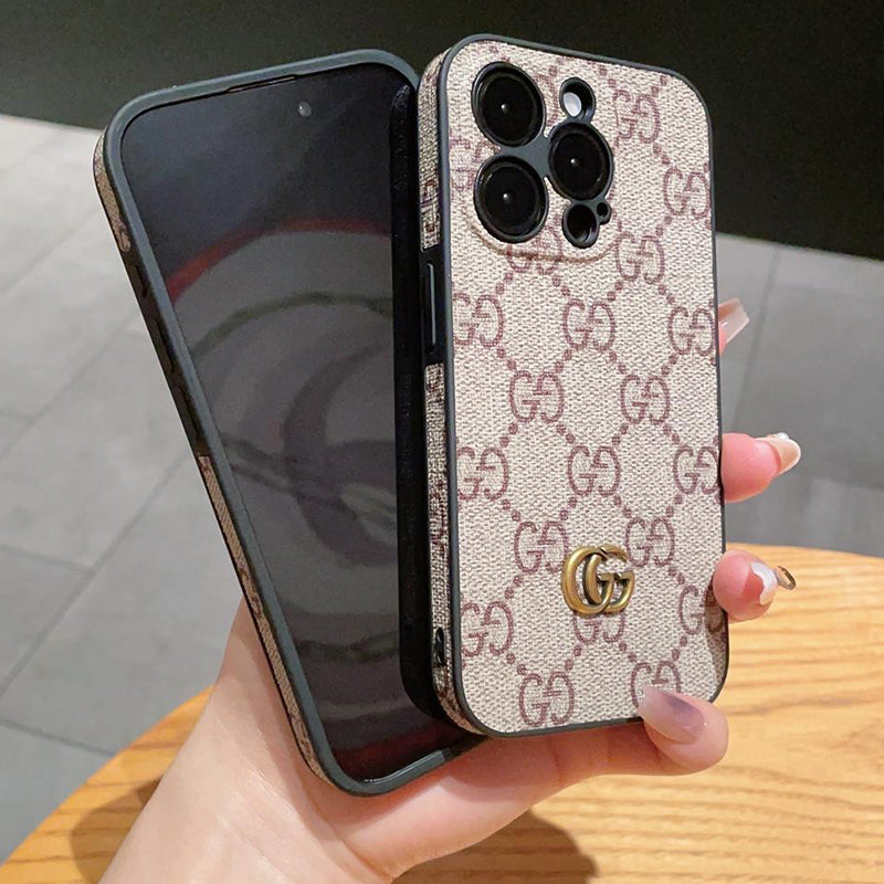 Classic GG iPhone Case GG Leather