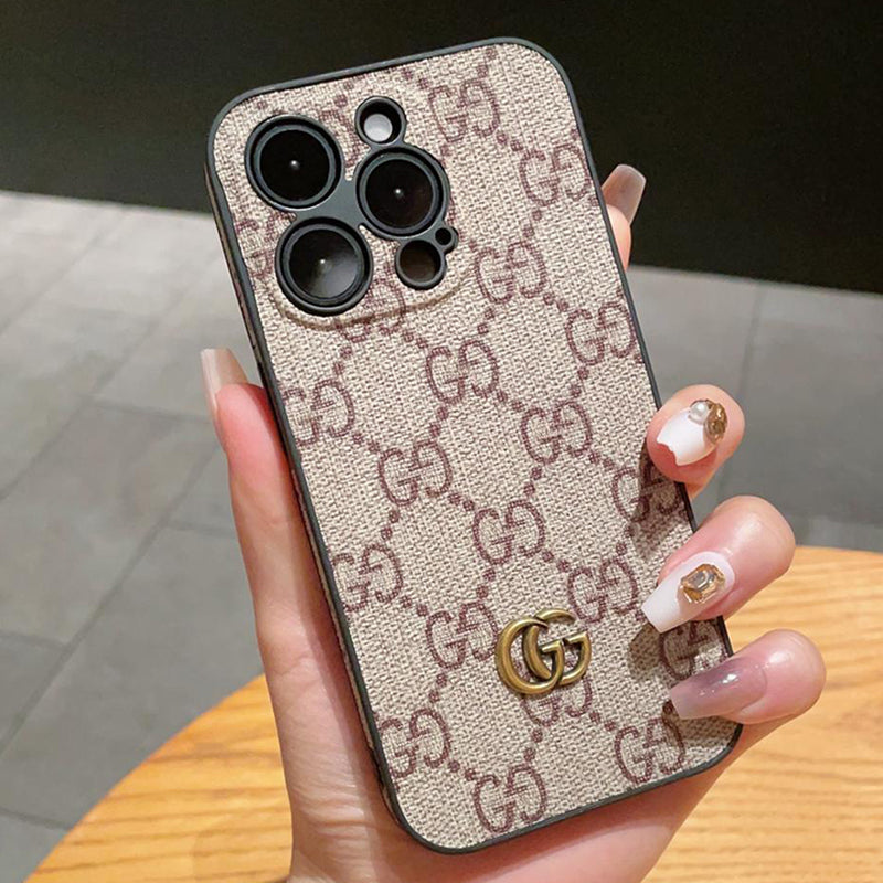 Classic GG iPhone Case GG Leather