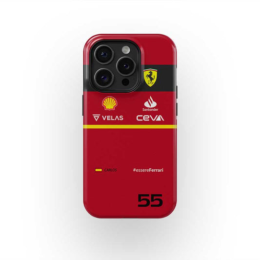 Ferrari F1 Carlos Sainz Suit Case – Apple iPhone-Compatible
