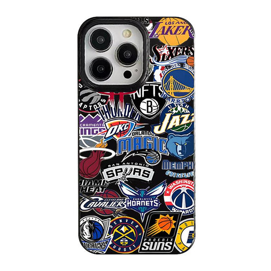 Fashionable basketball team logo iPhone case
